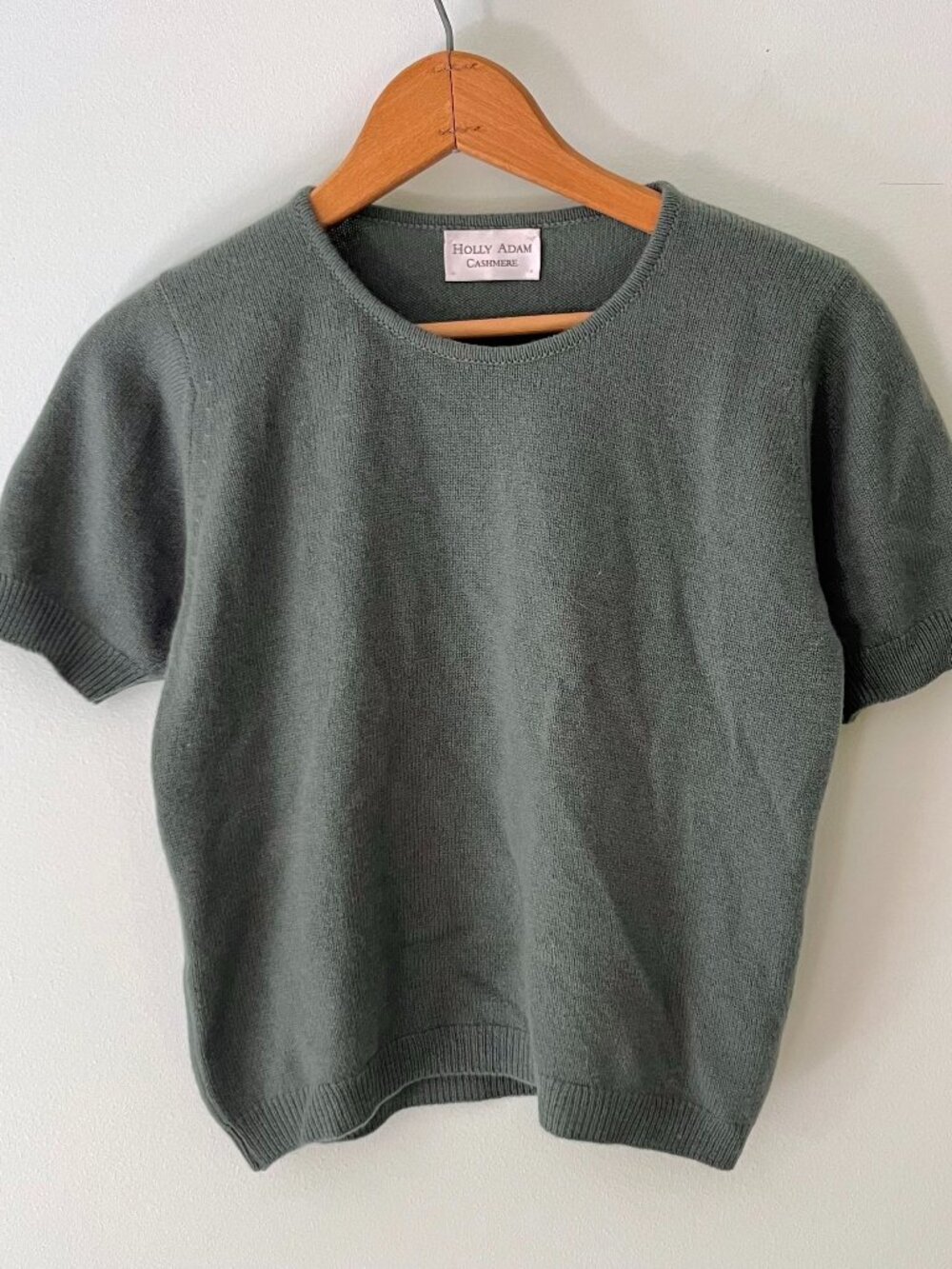 Scottish Cashmere Short Sleeve Knit Top